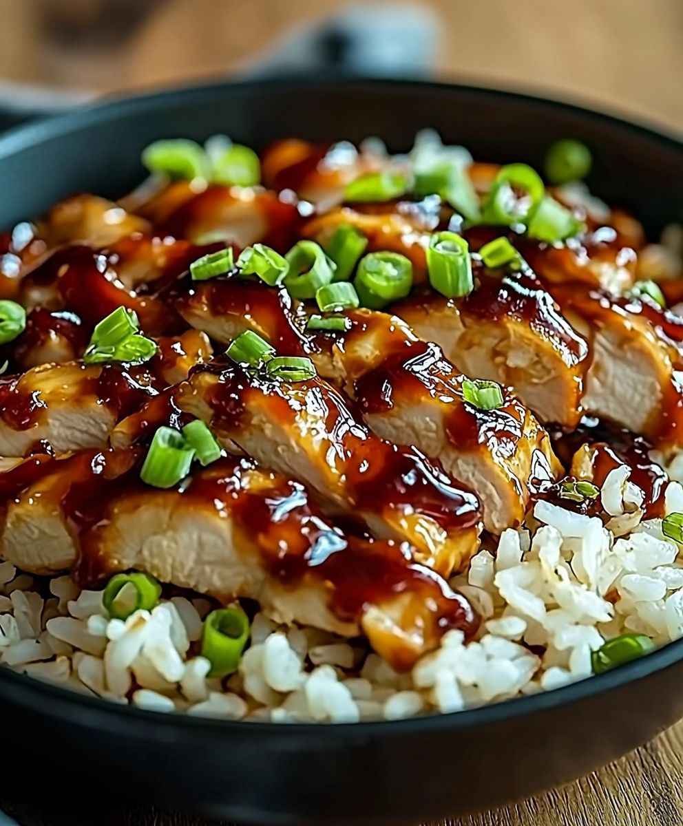 Honey BBQ Chicken Rice