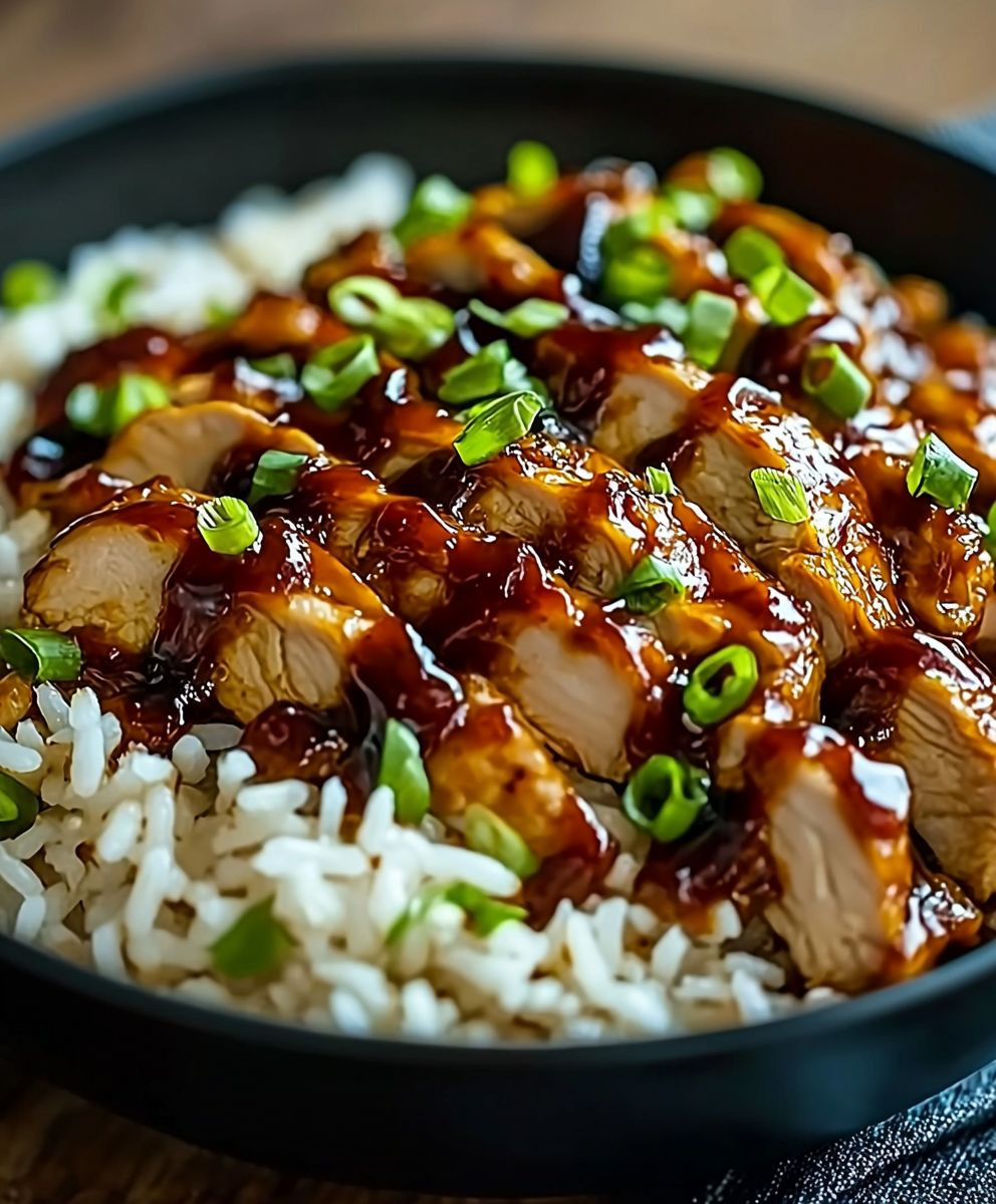 Honey BBQ Chicken Rice
