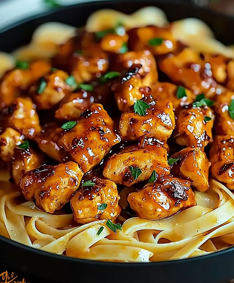 Cajun Honey Butter Chicken Pasta
