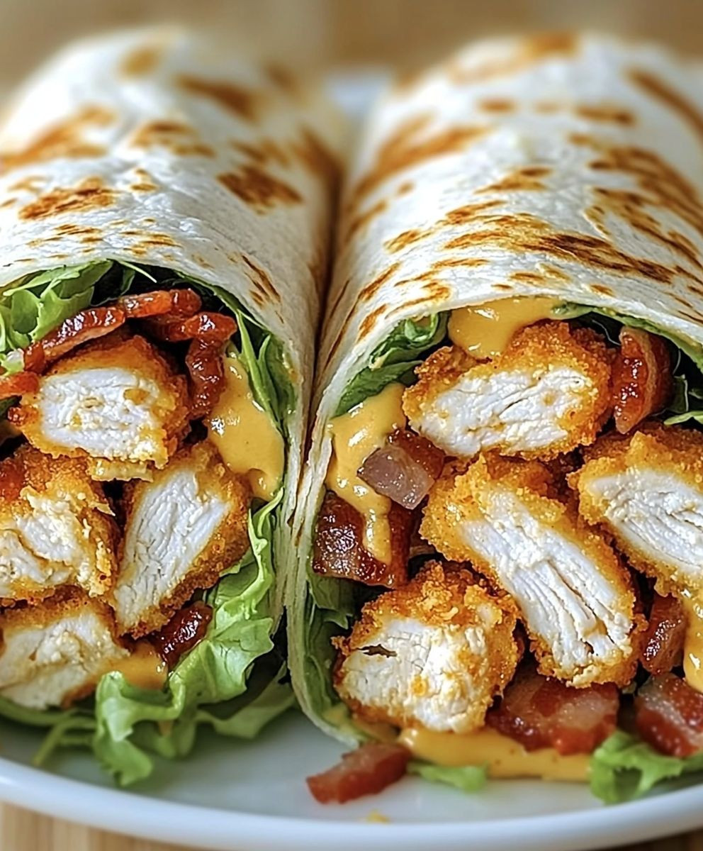 Crispy Chicken Bacon Wrap