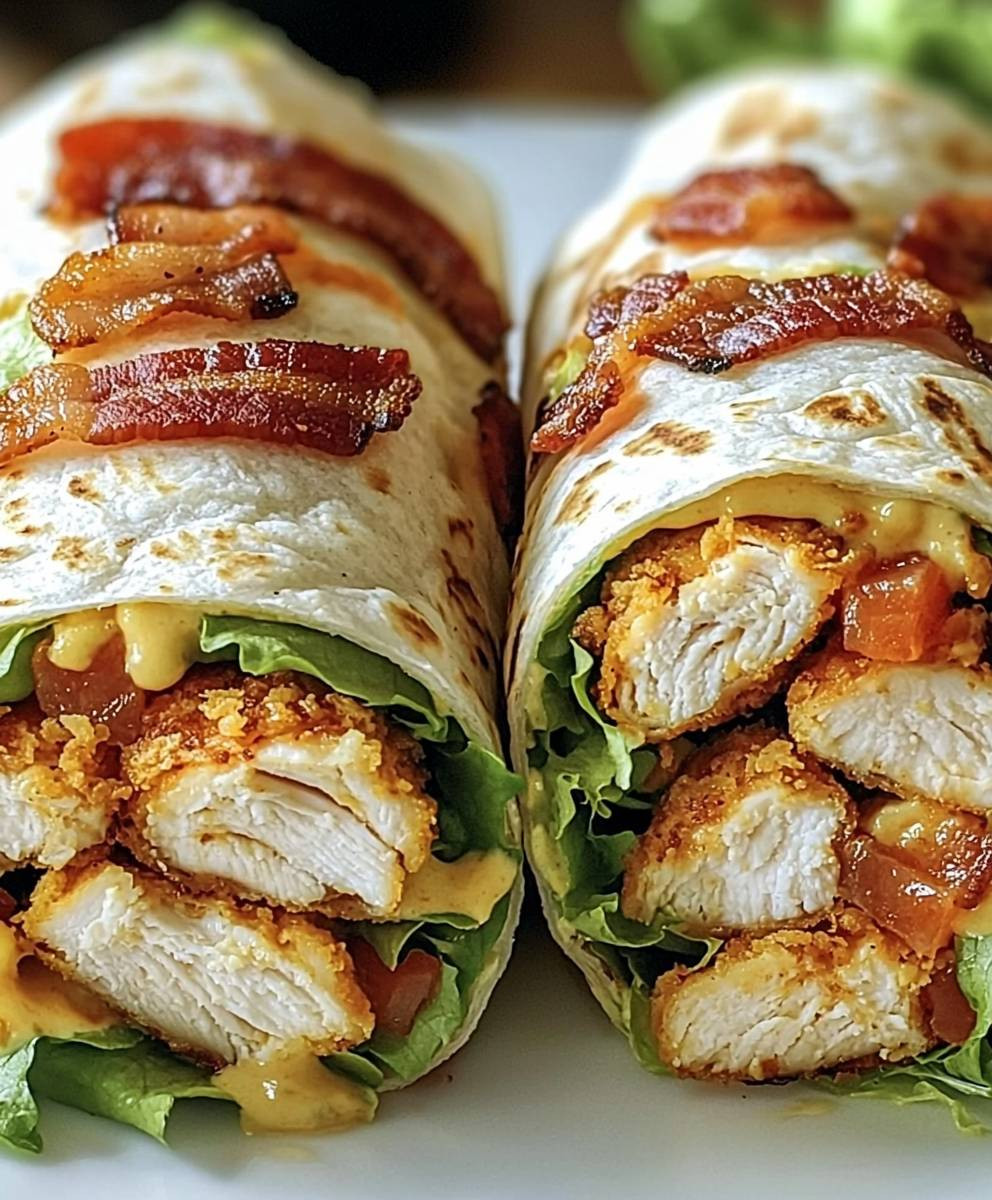 Crispy Chicken Bacon Wrap
