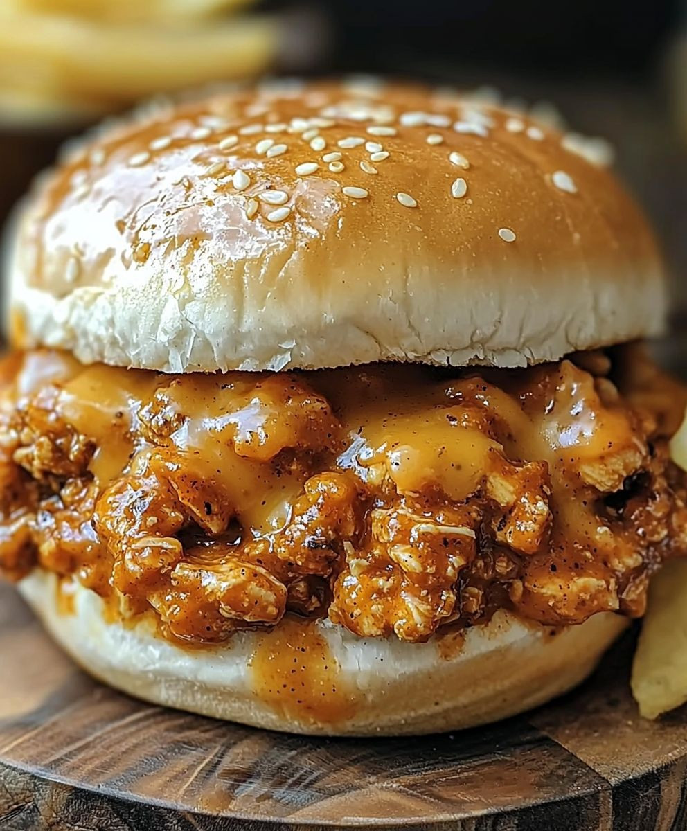 Cajun Chicken Sloppy Joes