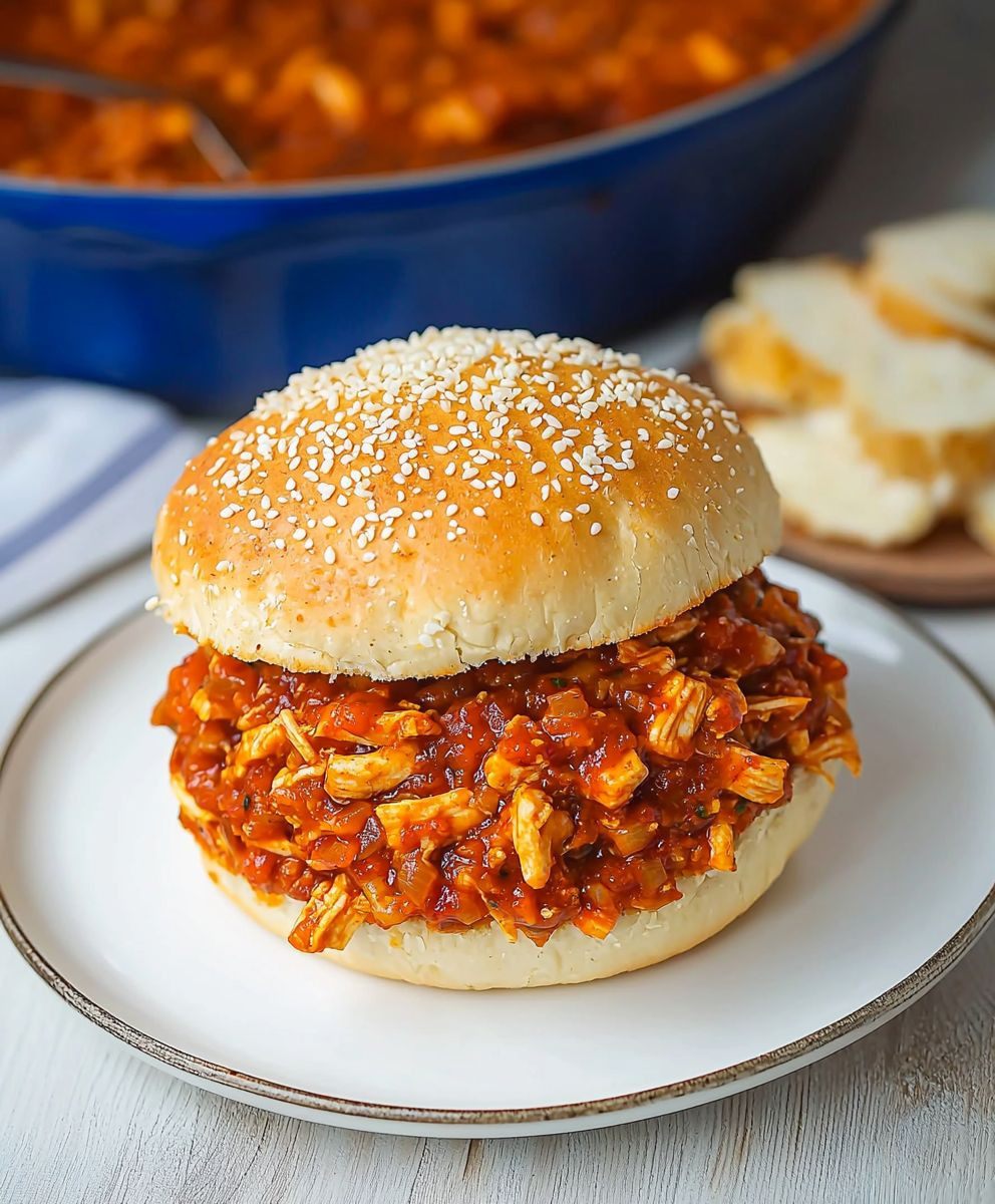 Chicken Parmesan Sloppy Joes