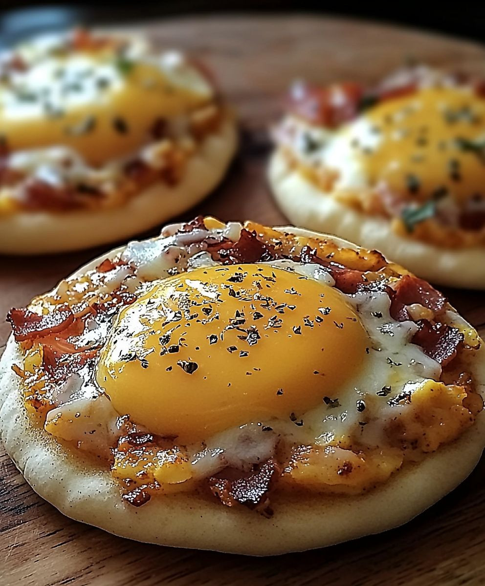 English Muffin Breakfast Pizza