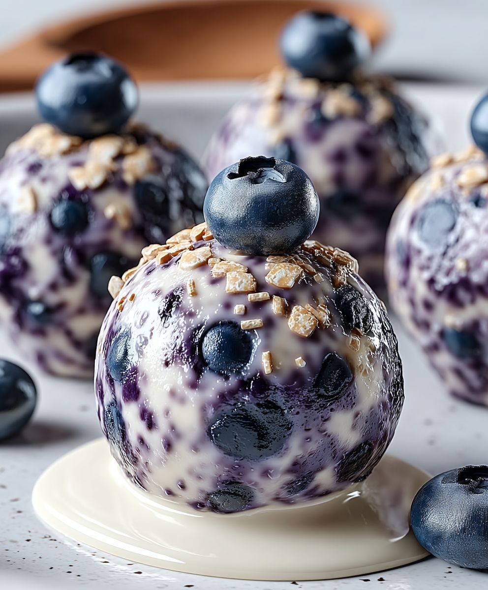 Blueberry cheesecake protein bites