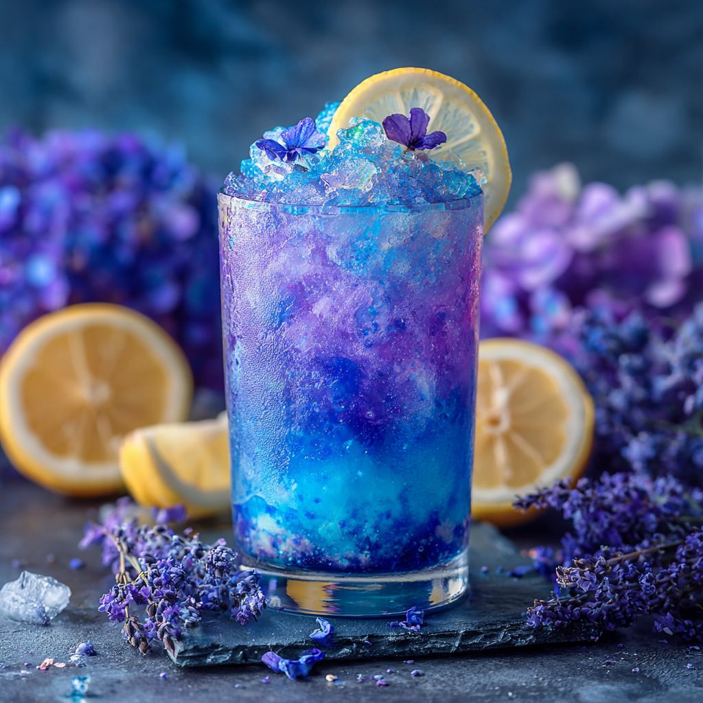 Galaxy Lemonade Slushie