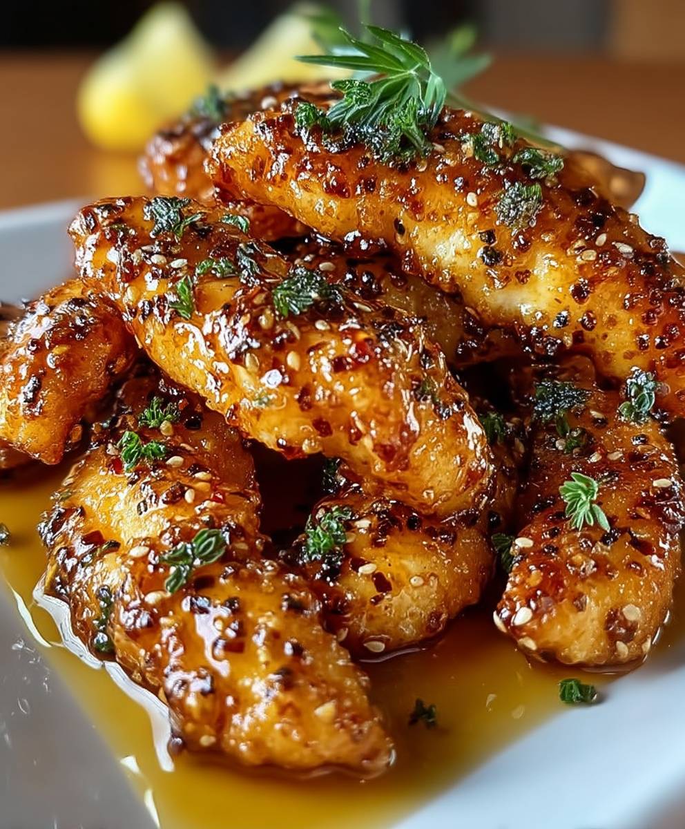 Air fryer honey garlic chicken