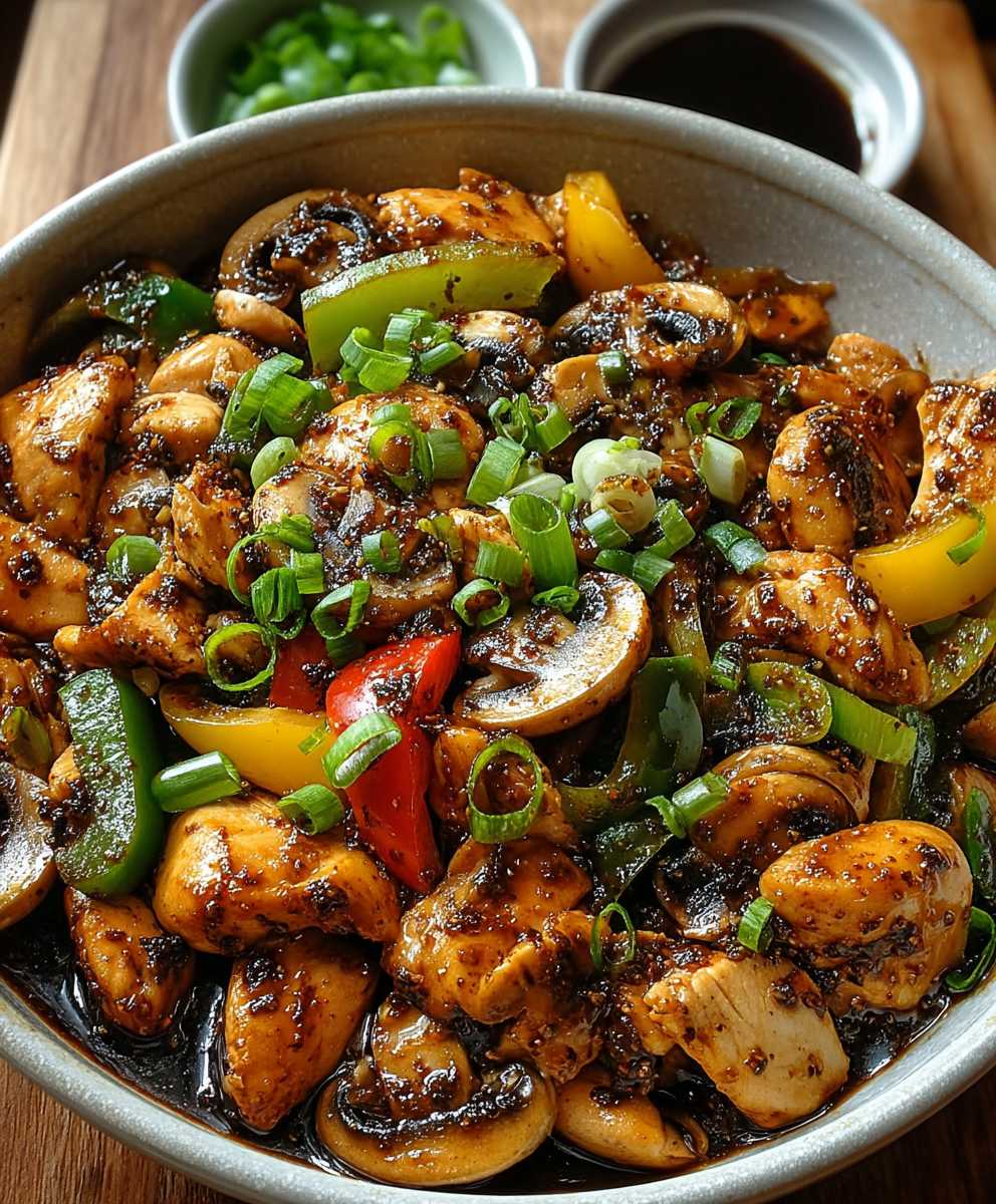 Chicken Mushroom Stir Fry