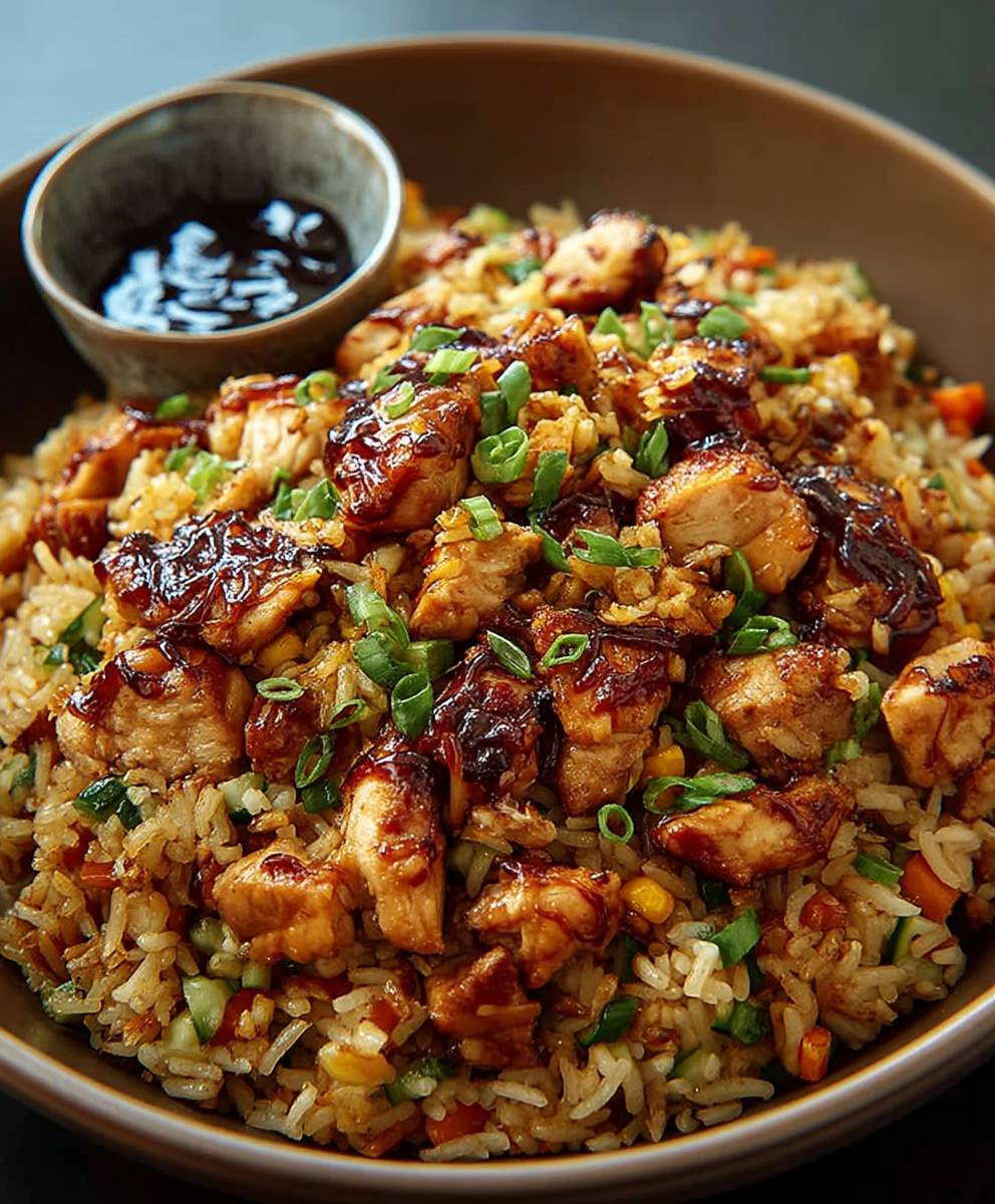 Japanese BBQ Chicken Fried Rice
