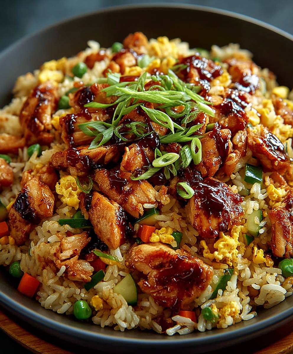 Japanese BBQ Chicken Fried Rice