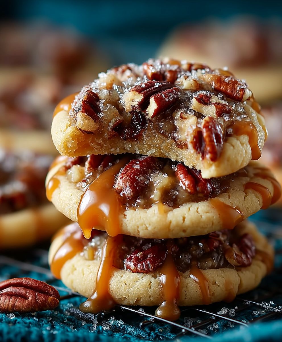 Chewy Pecan Pie Cookies