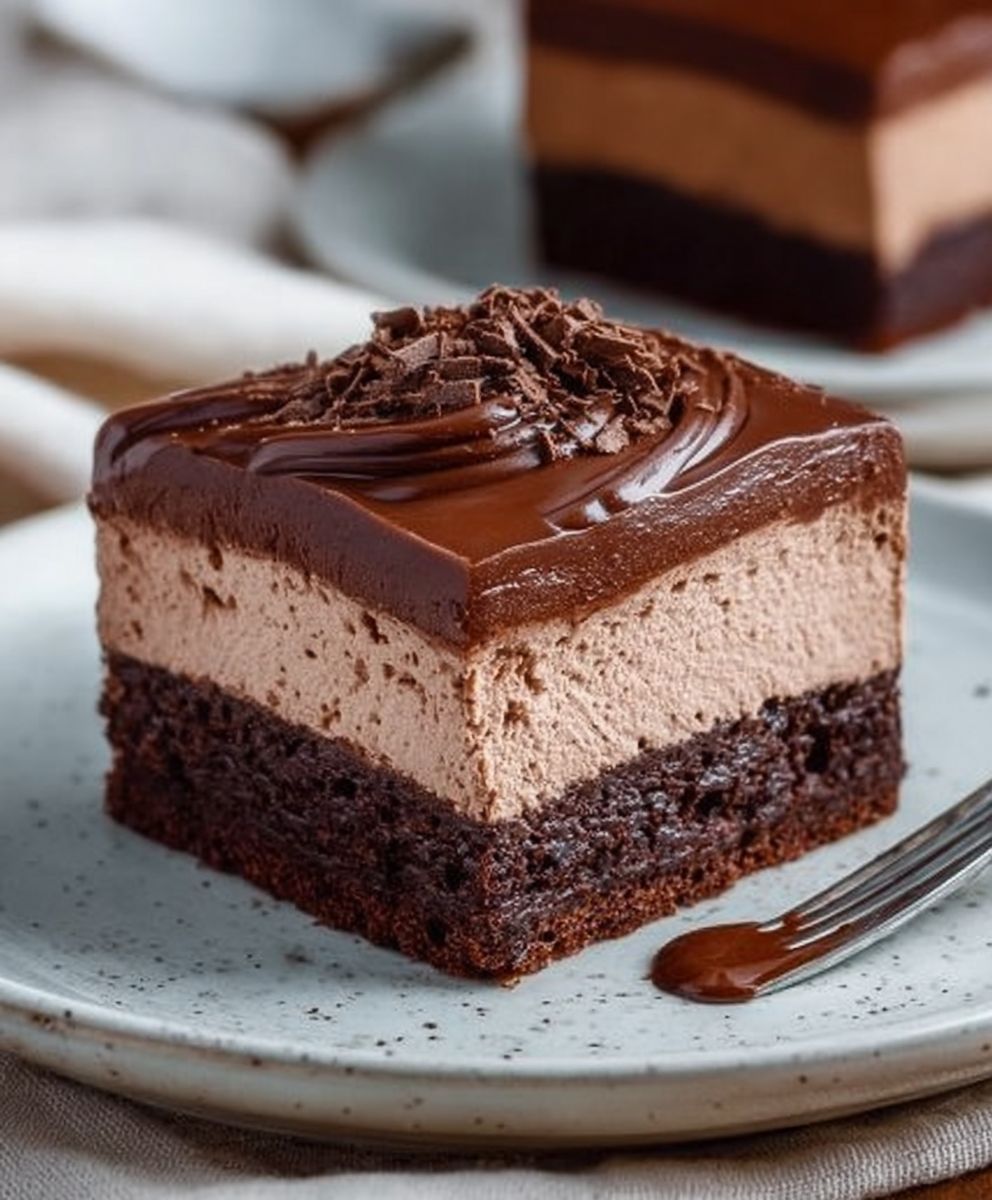Chocolate Mousse Brownies