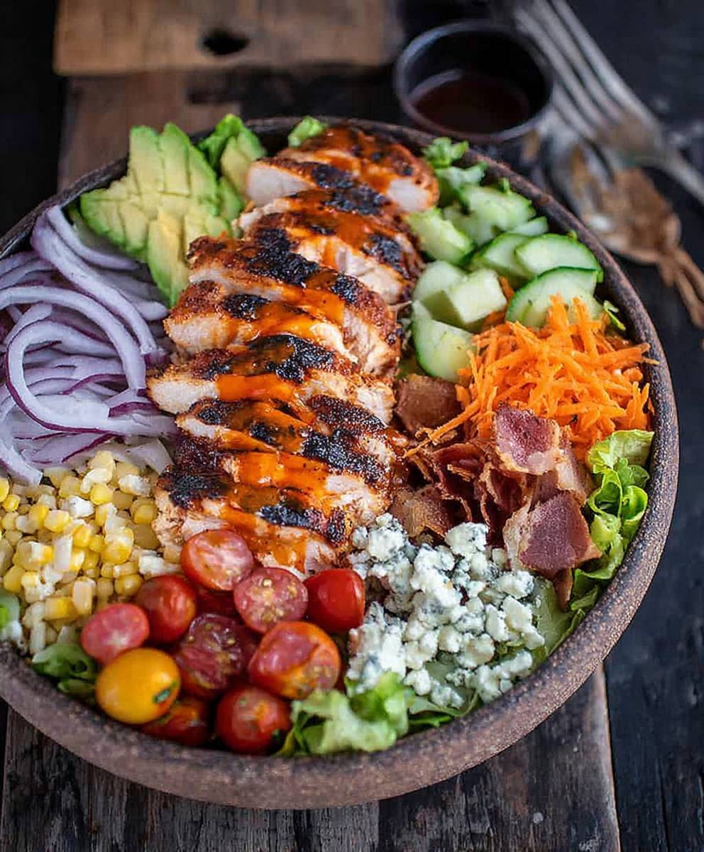 Grilled Buffalo Chicken Salad
