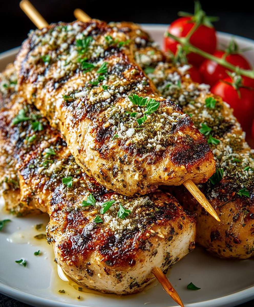 Garlic Parmesan Grilled Chicken