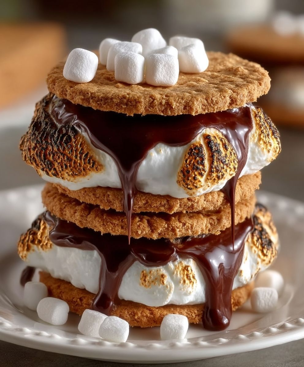 Peanut Butter Smores Cookies