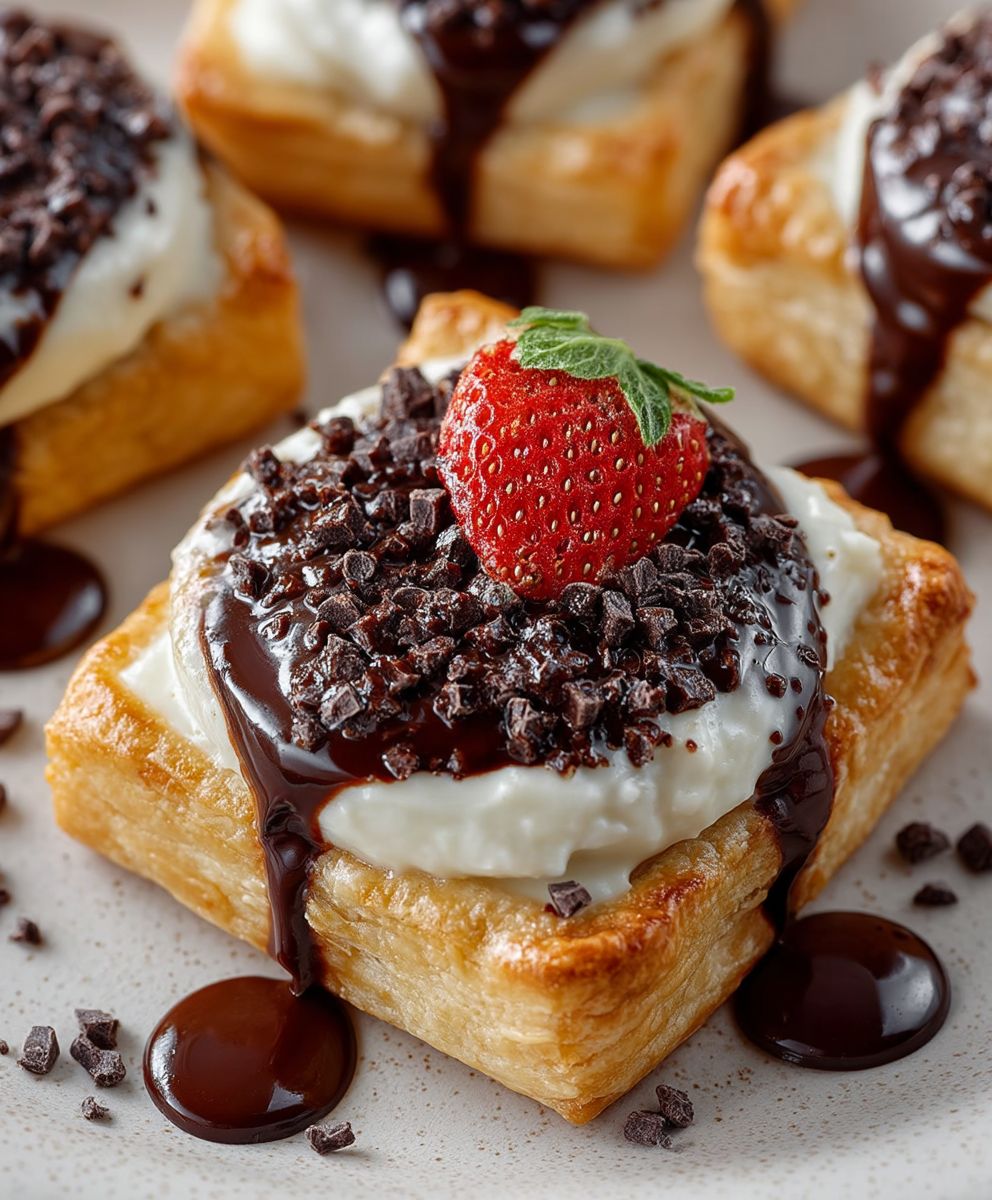 Chocolate Cream Cheese Danish