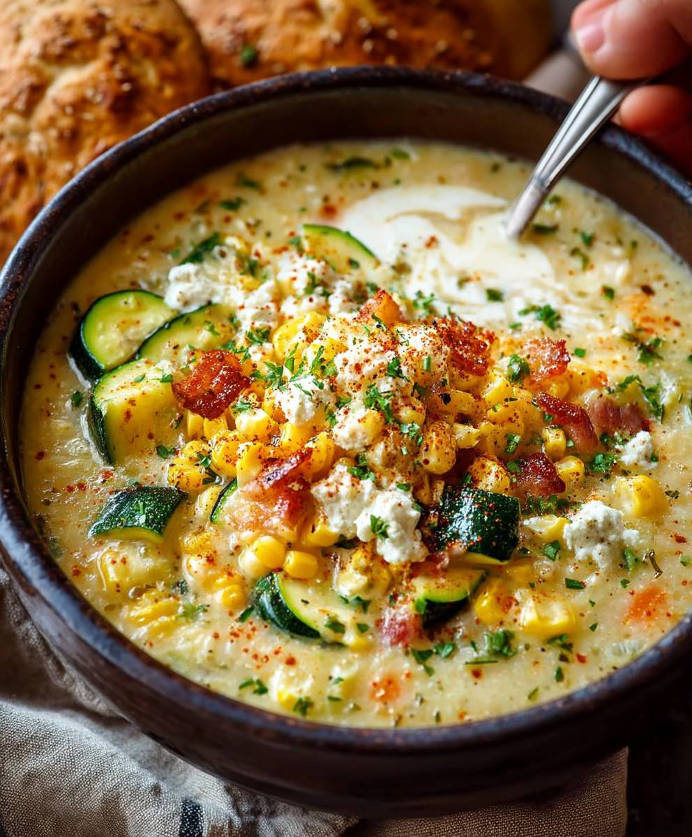 Zucchini Corn Chowder