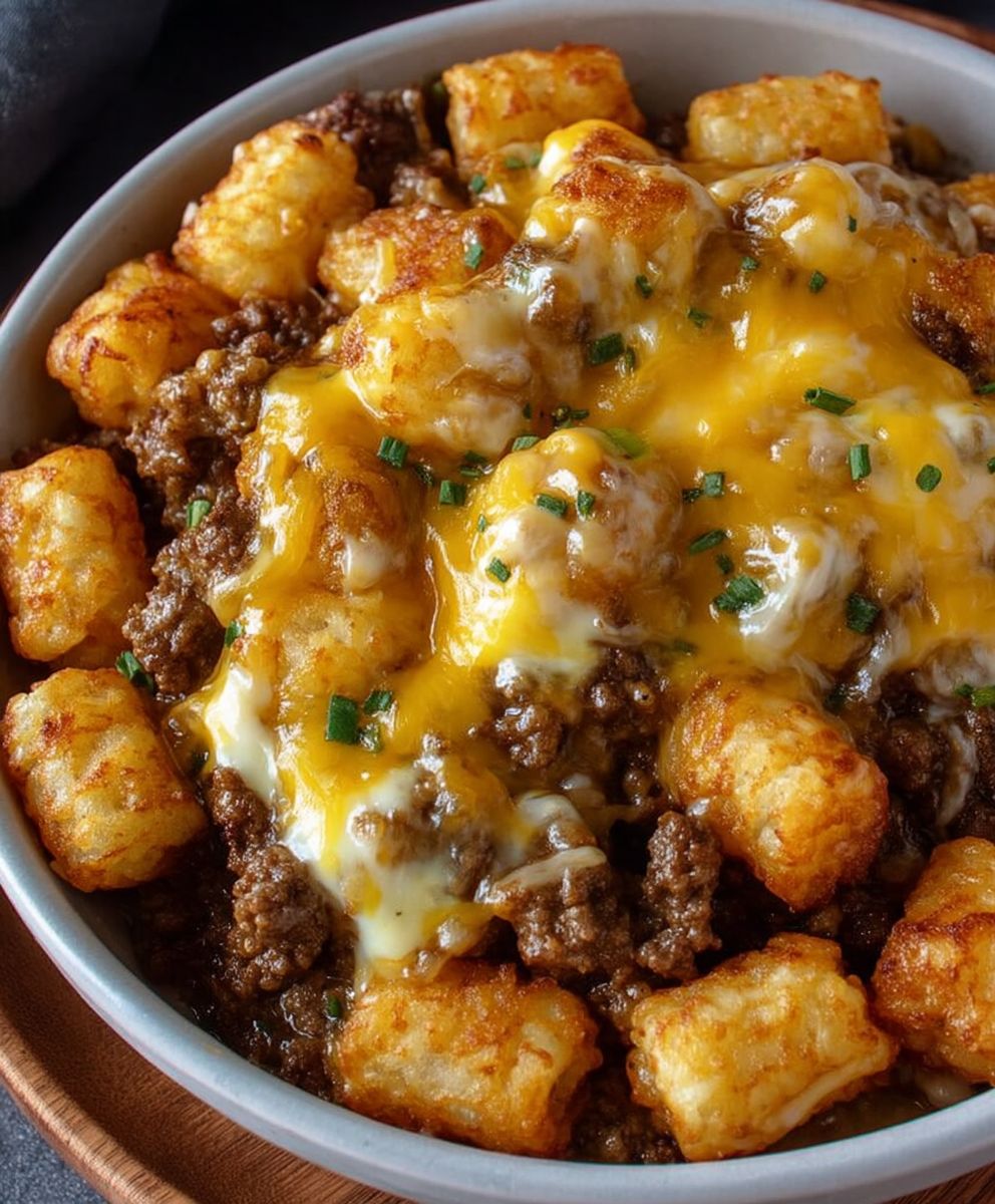Cheesy Tater Tot Casserole