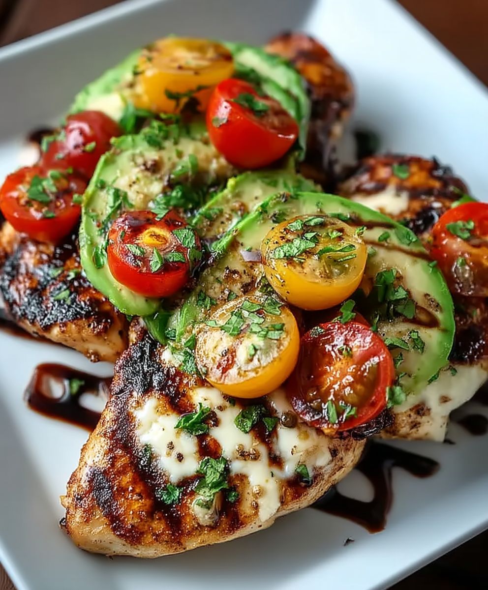 Grilled California Avocado Chicken