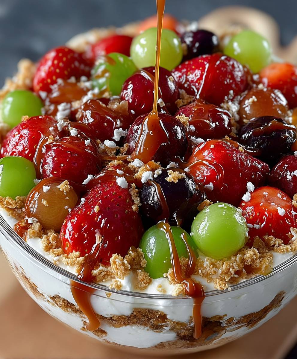Caramel Crunch Cheesecake Salad