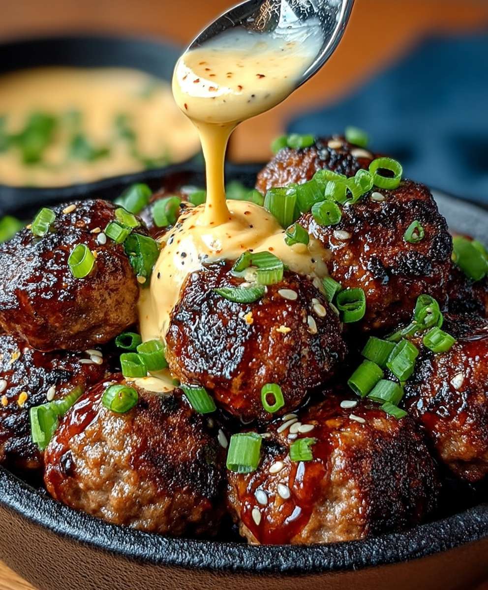 Korean BBQ Meatballs