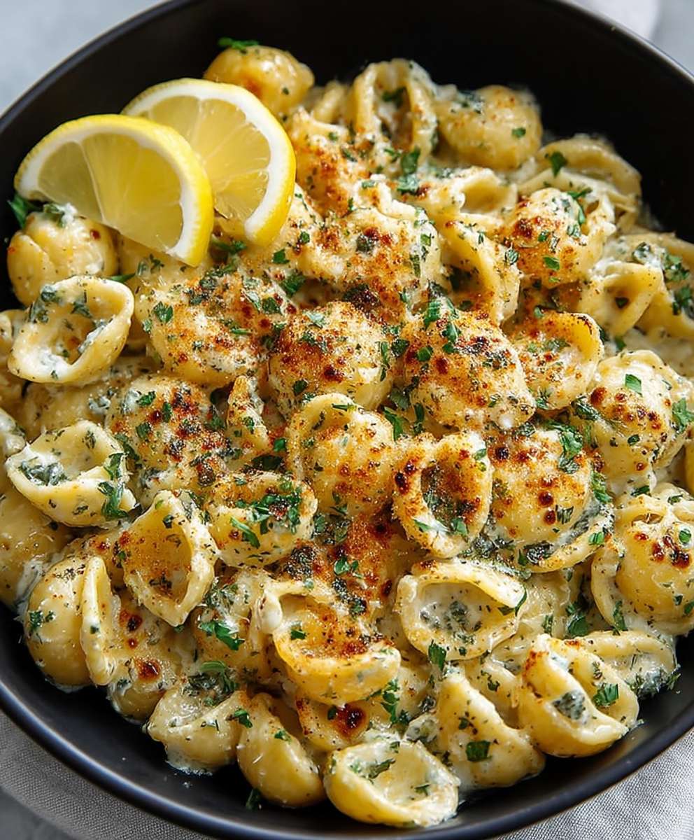 Garlic butter pasta one pot