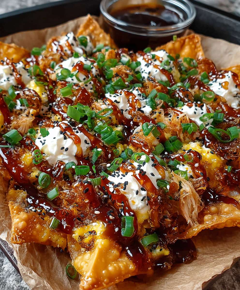 Crab Rangoon Nachos Appetizer