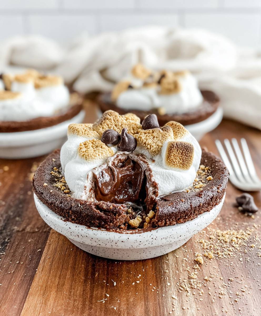 Mini Smores Pies