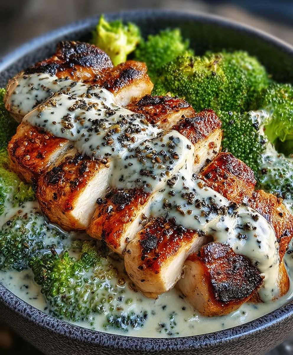 Grilled chicken broccoli bowls