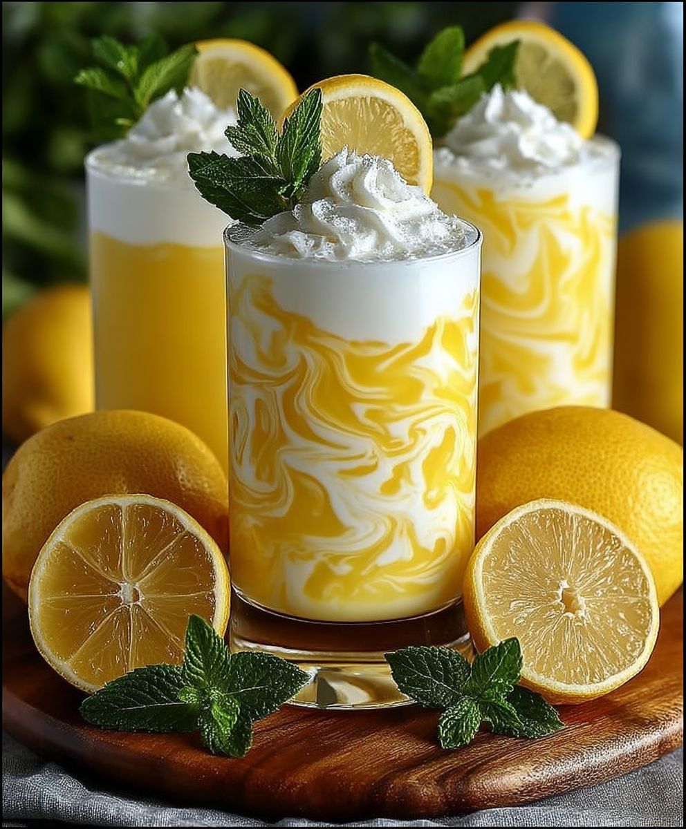 Condensed Milk Lemonade Drink
