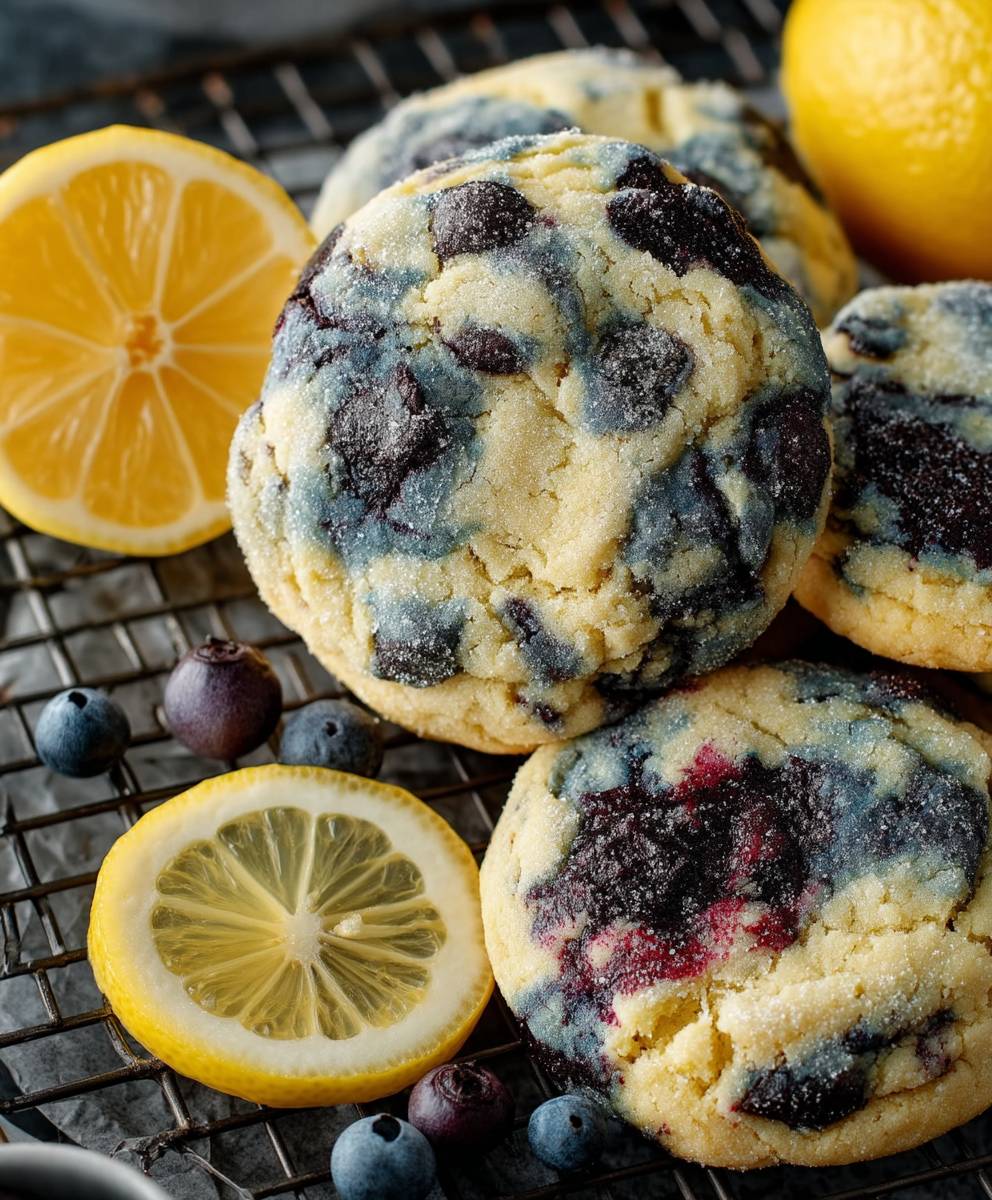 Lemon Blueberry Cookies