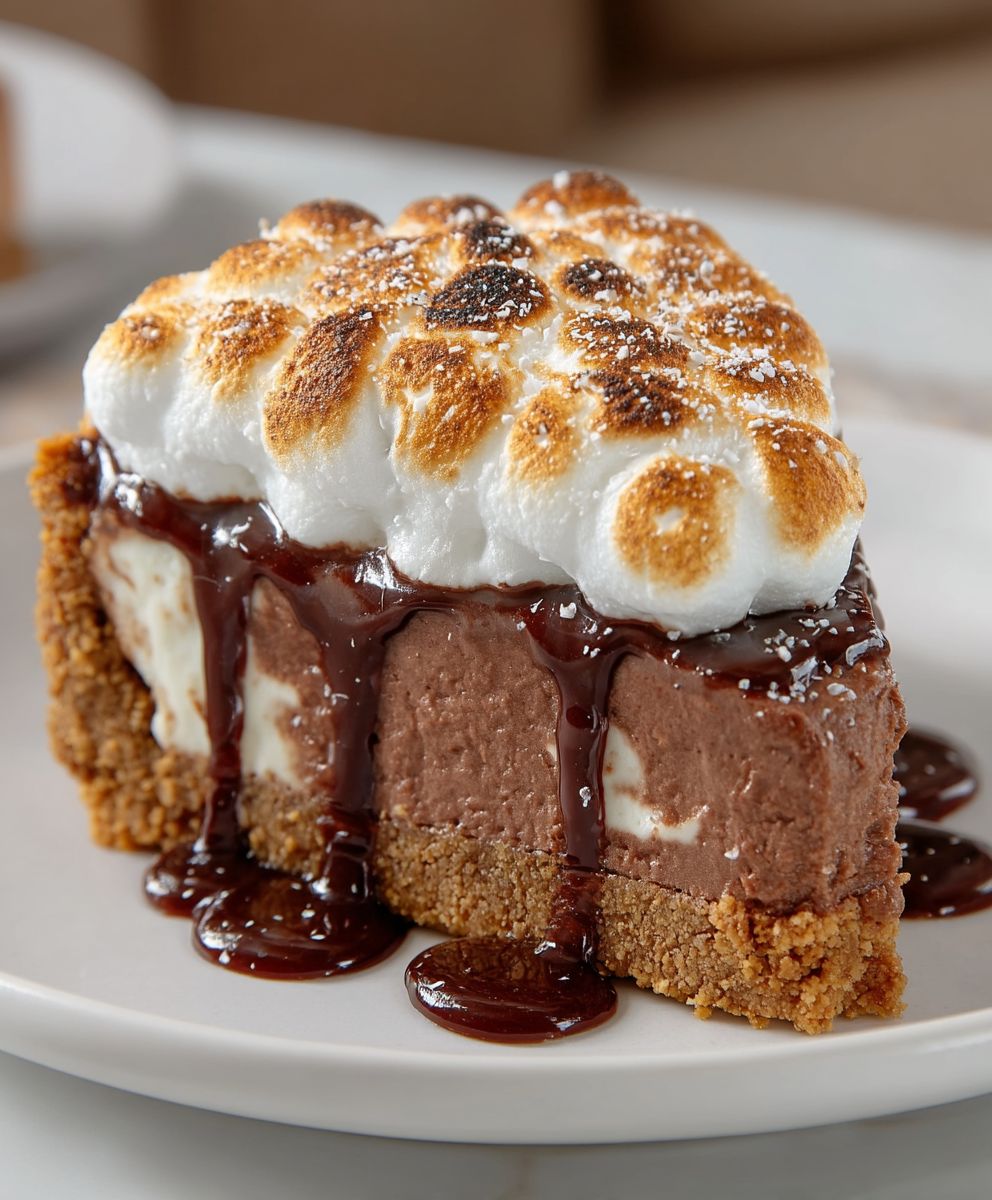 Smores No Bake Cheesecake