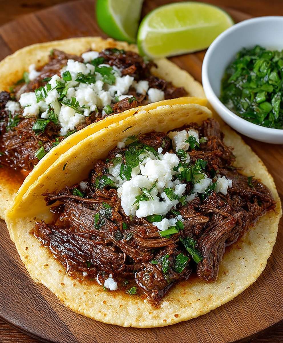 Crock Pot Shredded Beef Tacos