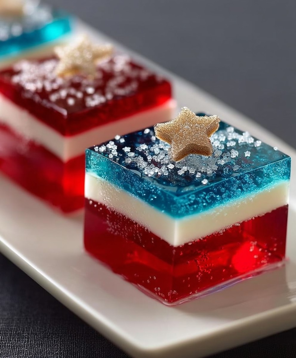 Layered finger jello