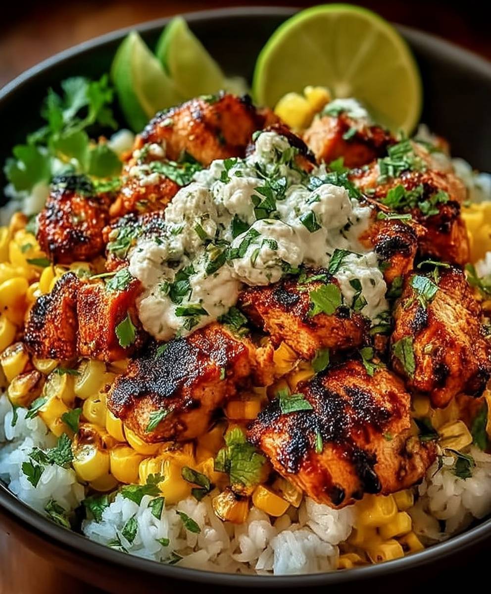Street Corn Chicken Bowl