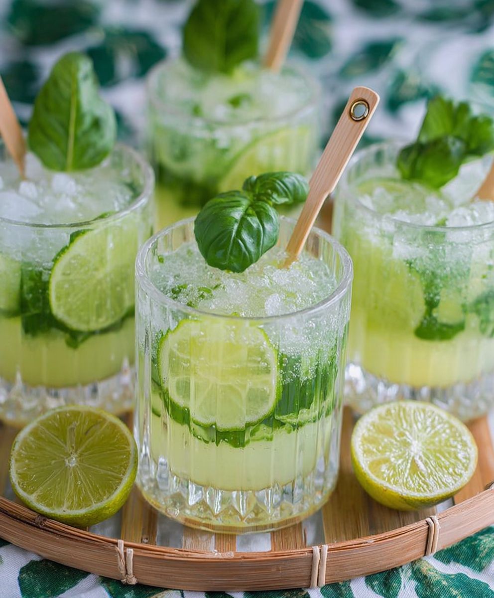Cucumber Basil Mocktail