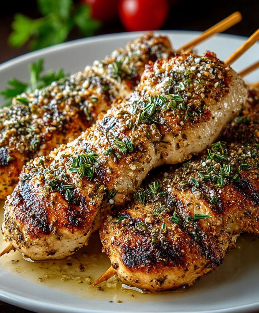 Garlic Parmesan Grilled Chicken