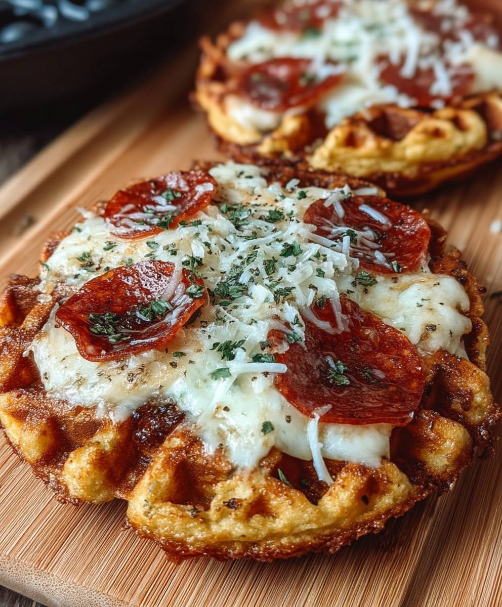 Keto Pizza Chaffle