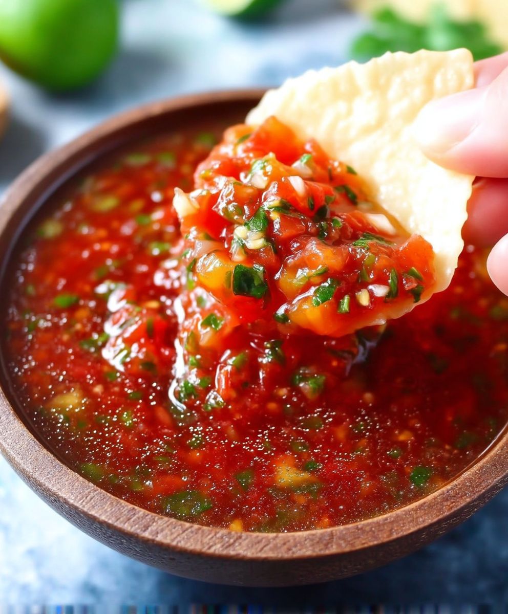 Homemade Restaurant Style Salsa