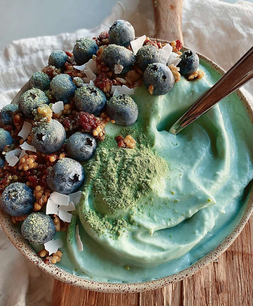 Blue Spirulina Smoothie Bowl