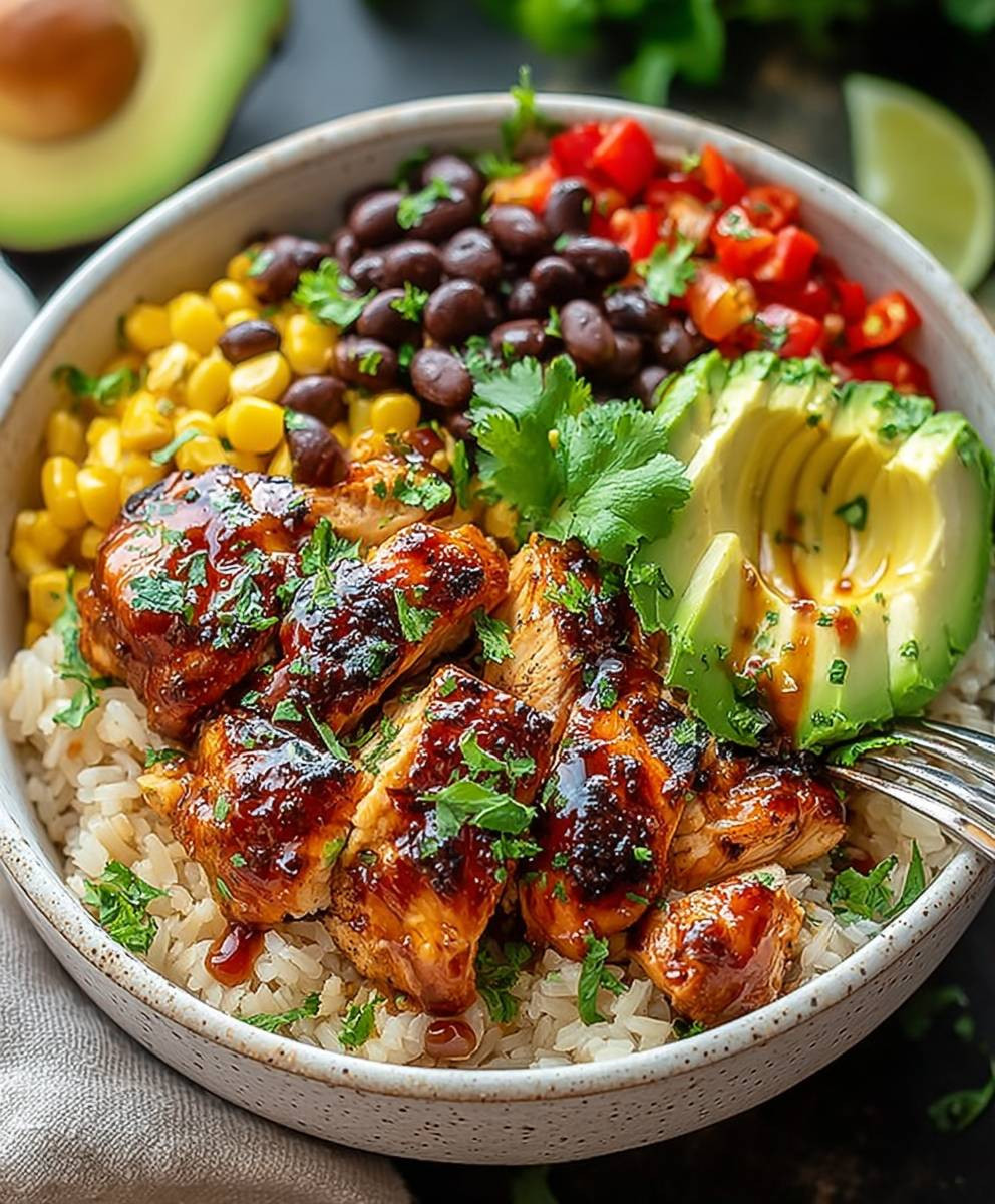 Honey Chipotle Chicken Bowls