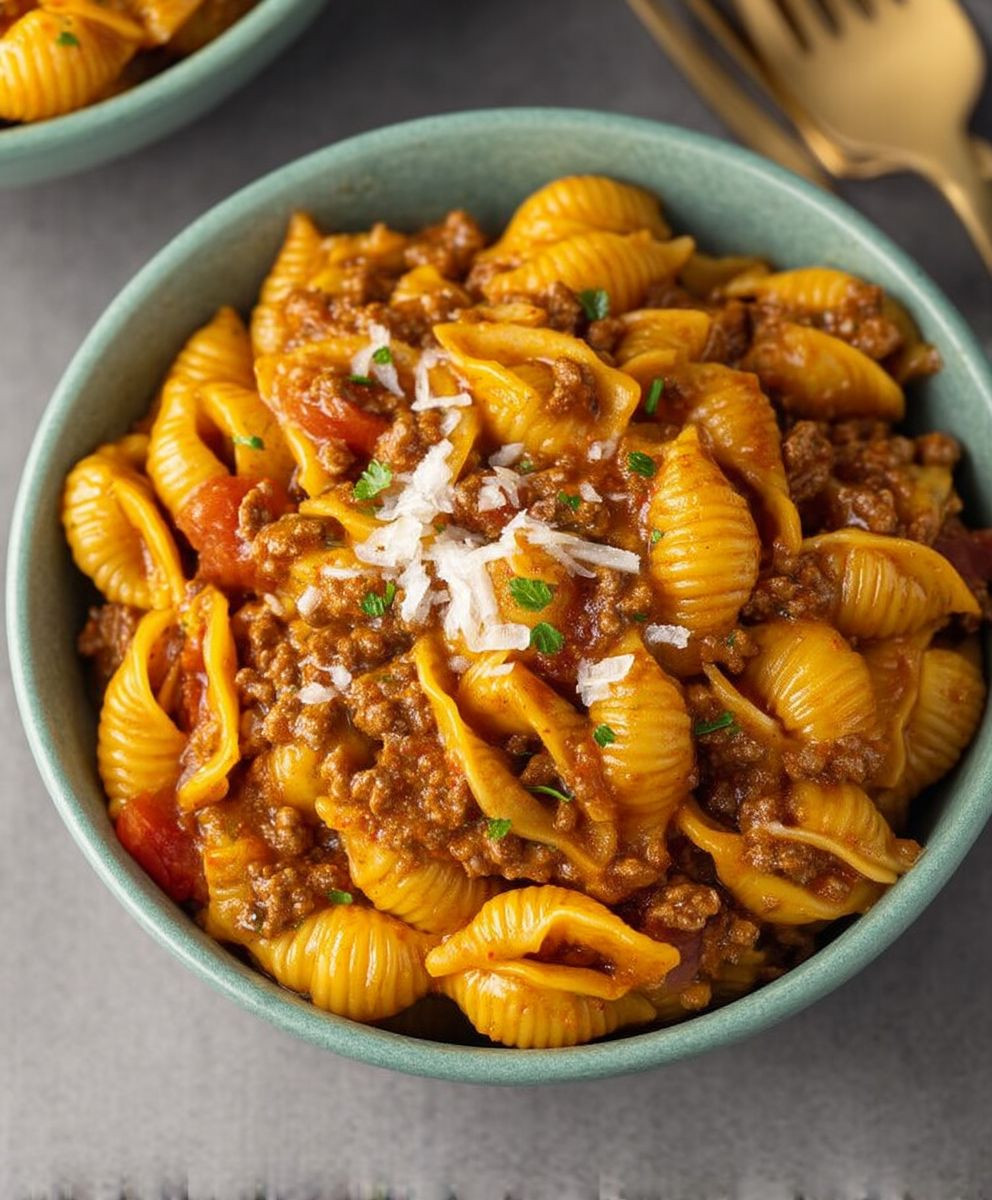 Cheesy Taco Pasta