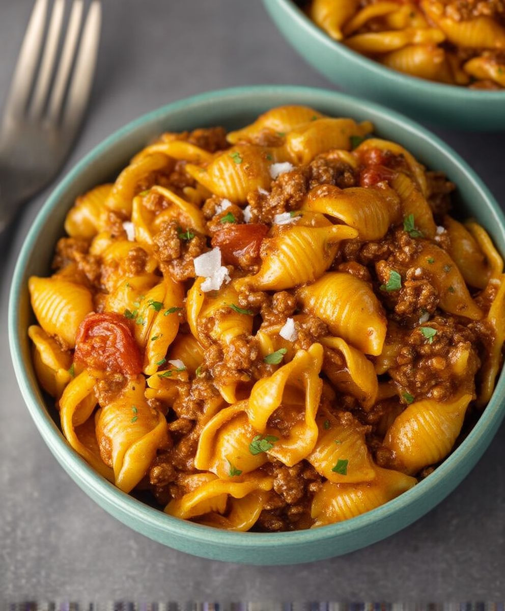 Cheesy Taco Pasta