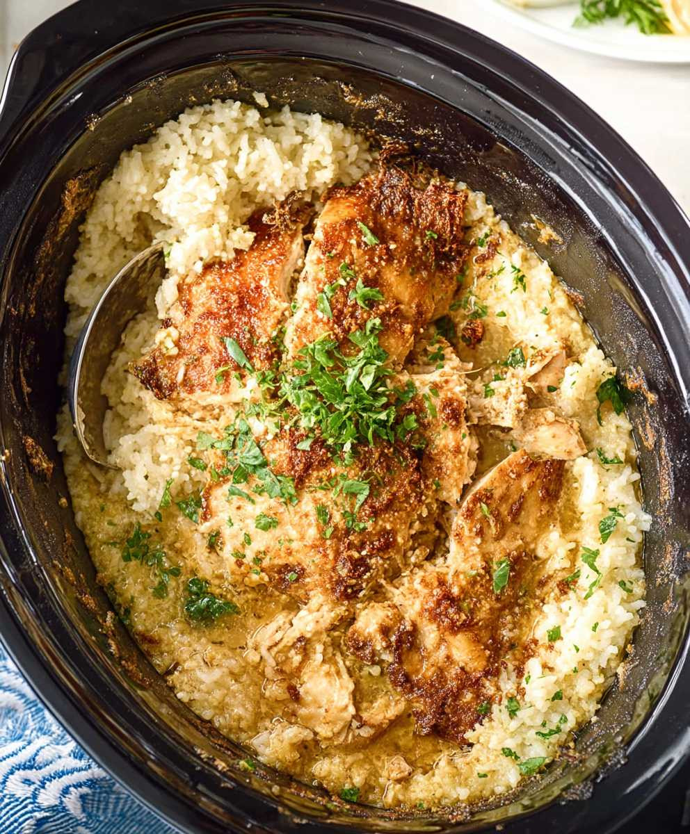 Crockpot Chicken and Rice