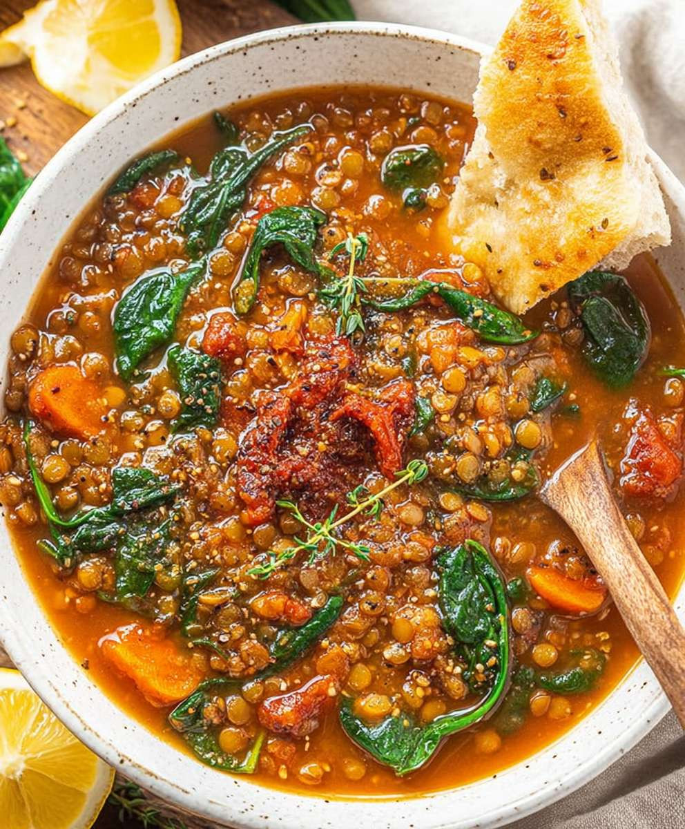 Lentil vegetable soup