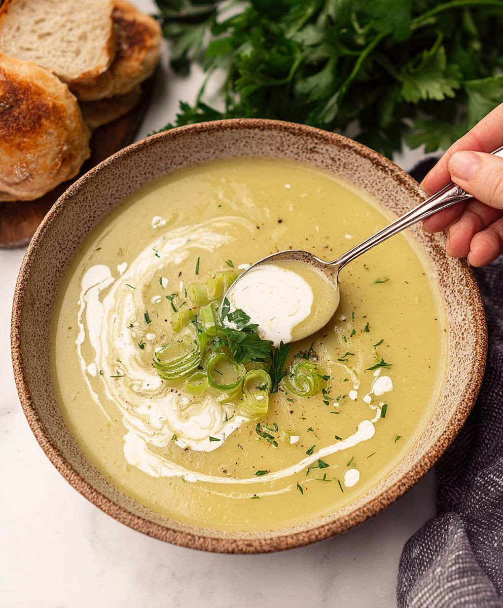 Potato leek soup