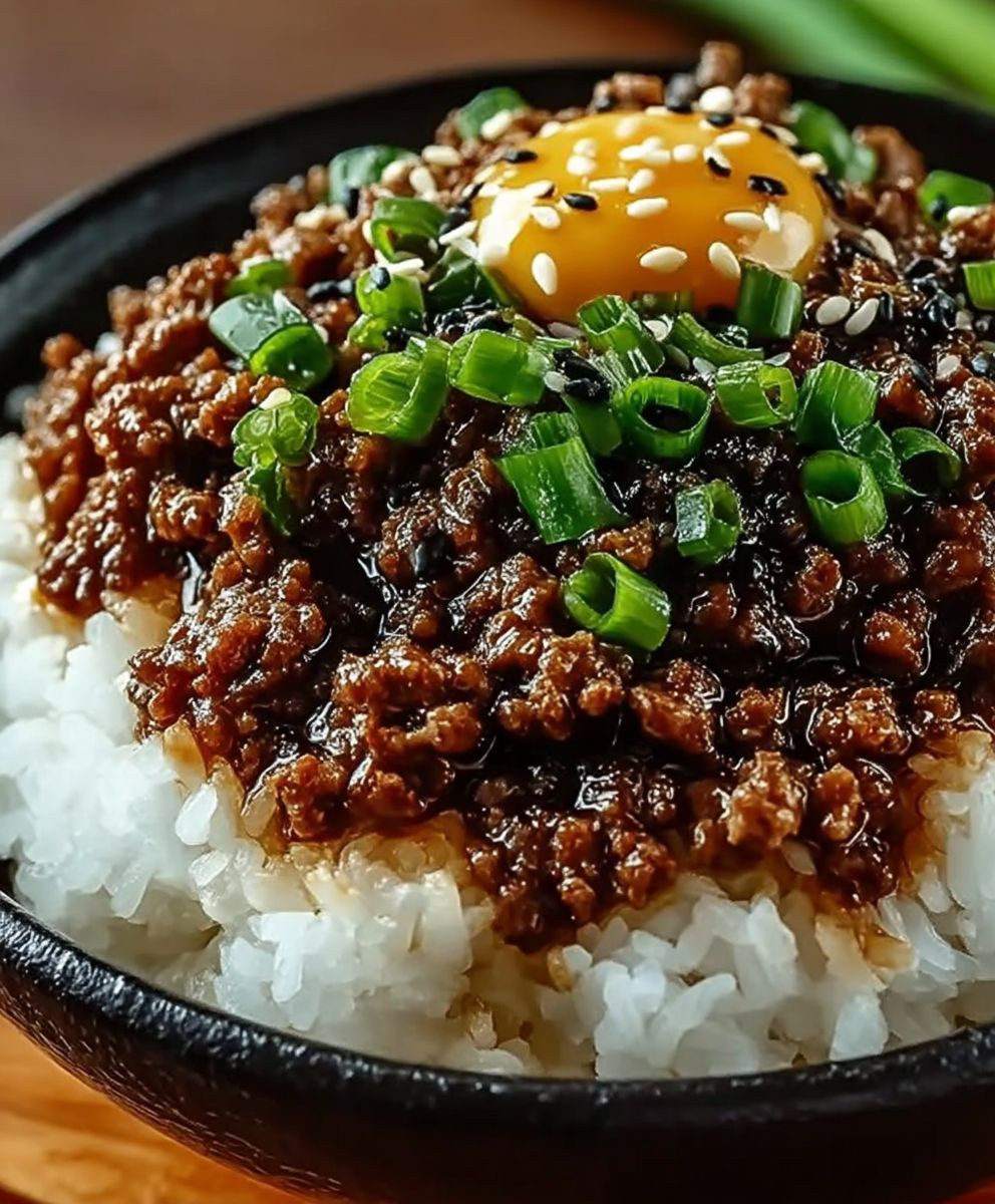 Korean Ground Beef Bowl