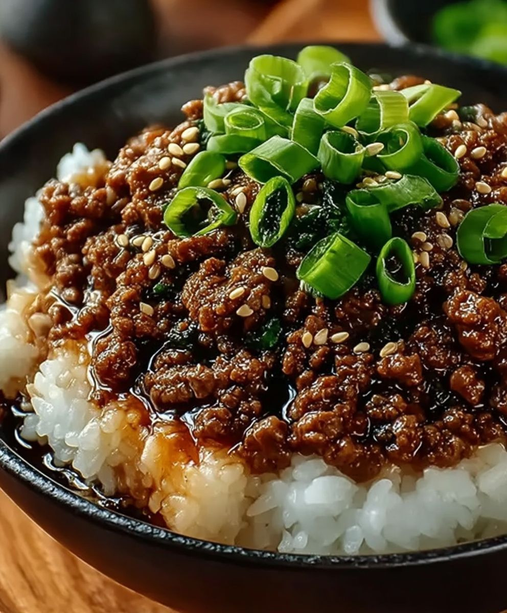 Korean Ground Beef Bowl