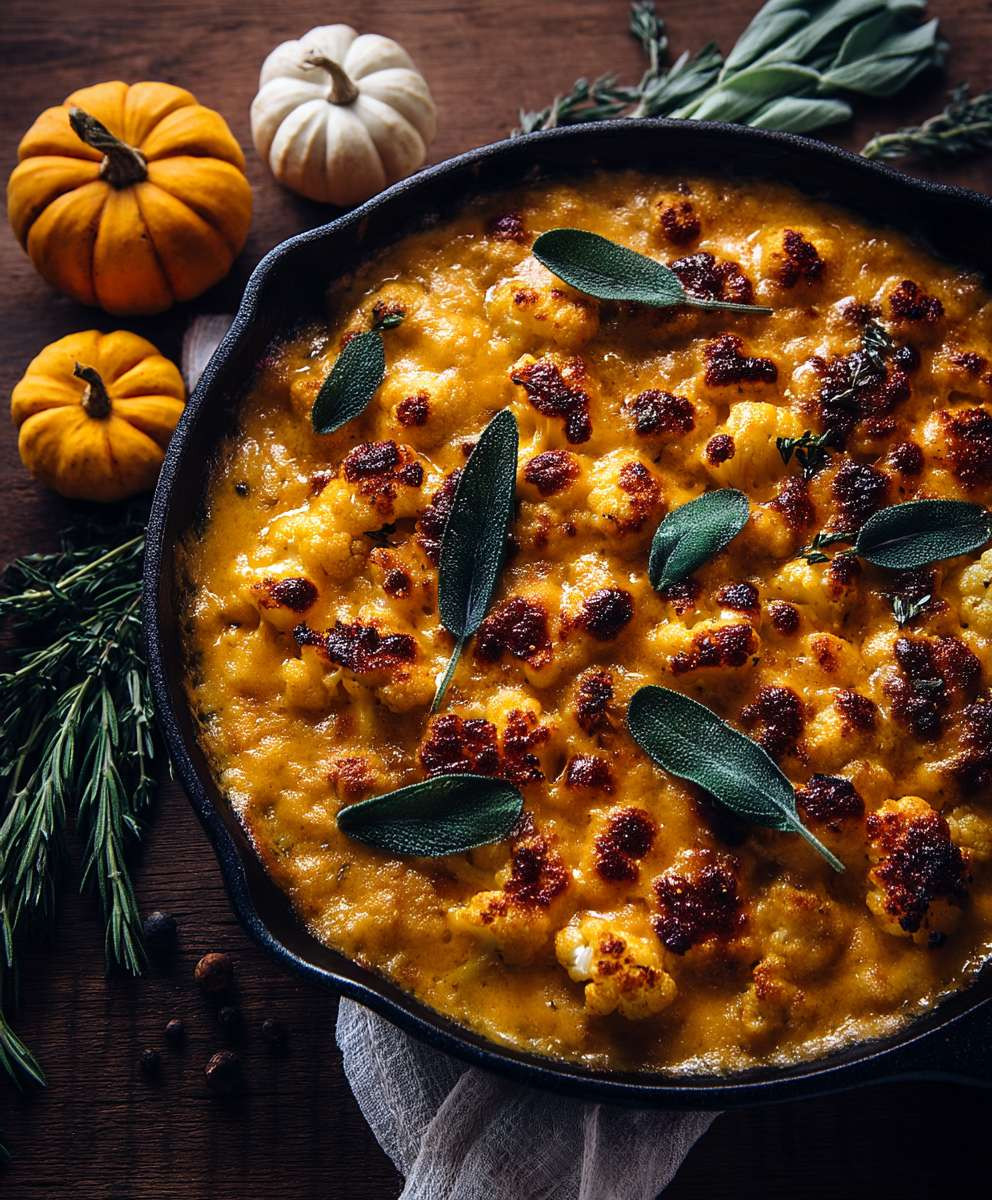 Pumpkin Cauliflower Gratin