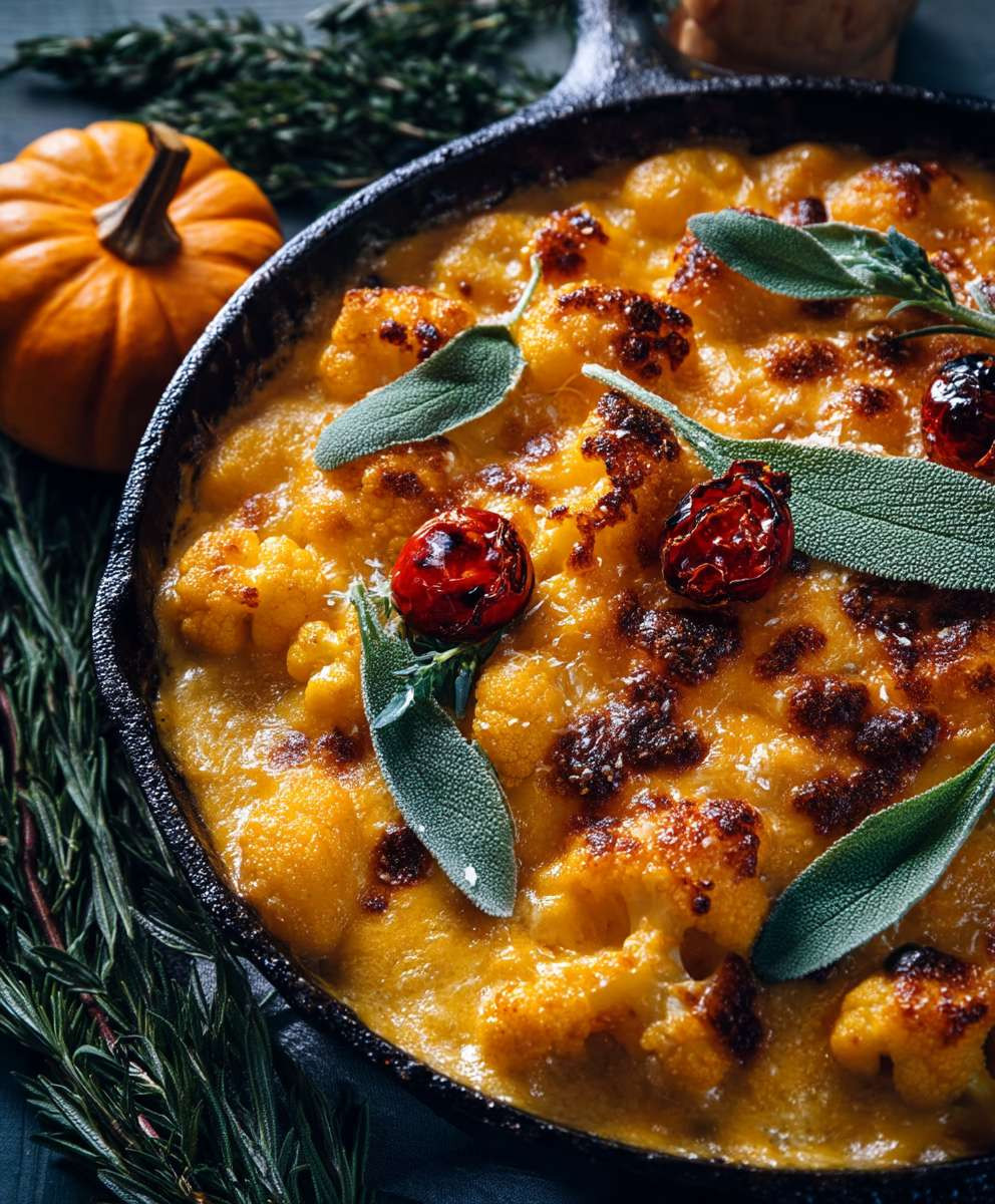 Pumpkin Cauliflower Gratin